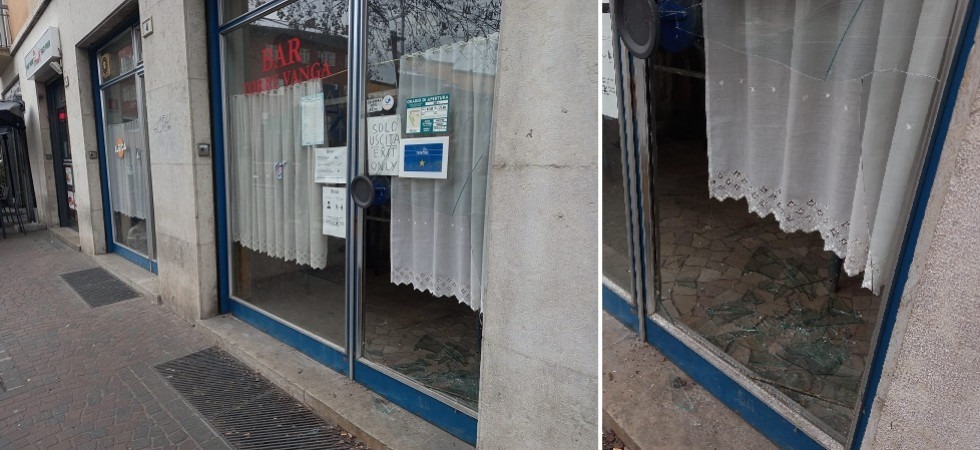 Spaccata nella notte in centro: i ladri distruggono la vetrina ed entrano nel locale in ristrutturazione